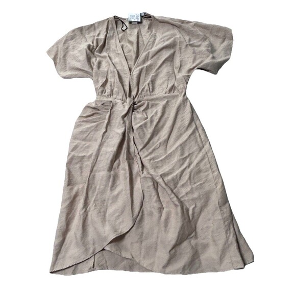 H&M Womens Wrap Midi Dress Size S A Line Modest Minimal Event - Picture 1 of 6
